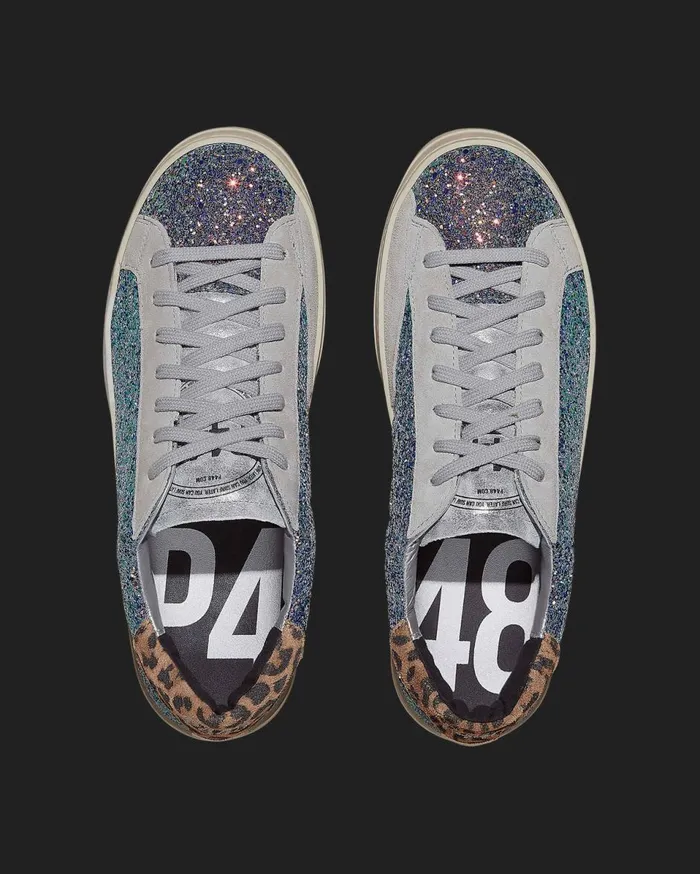 Women Low Tops P448 John MultiGlitter Women Low Tops P448 John MultiGlitter