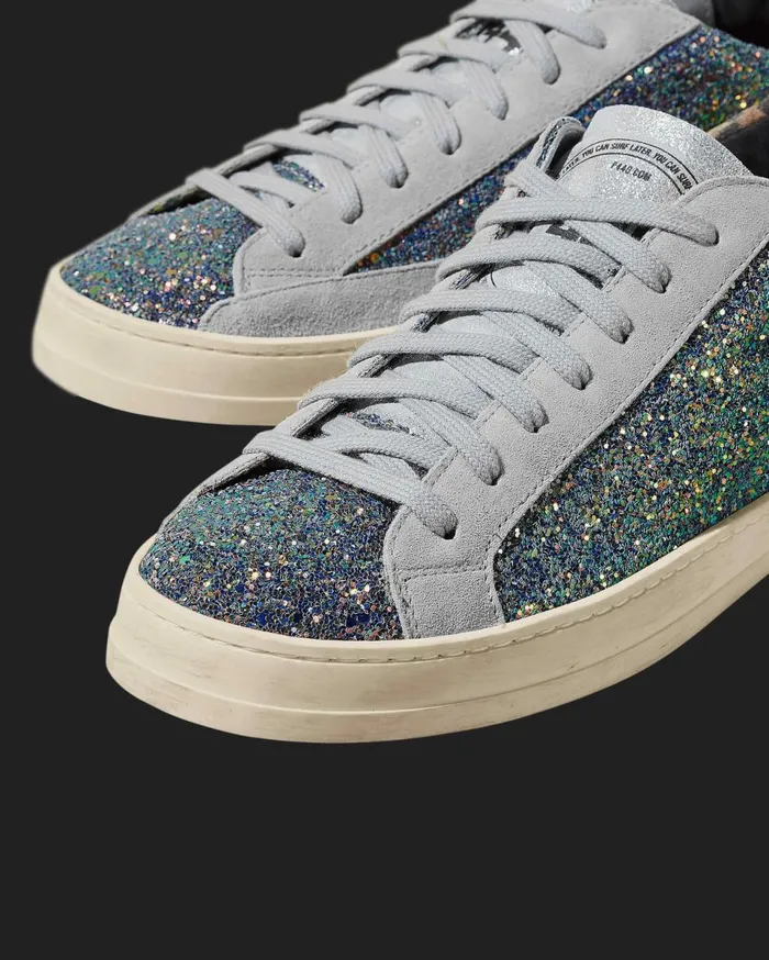 Women Low Tops P448 John MultiGlitter Women Low Tops P448 John MultiGlitter
