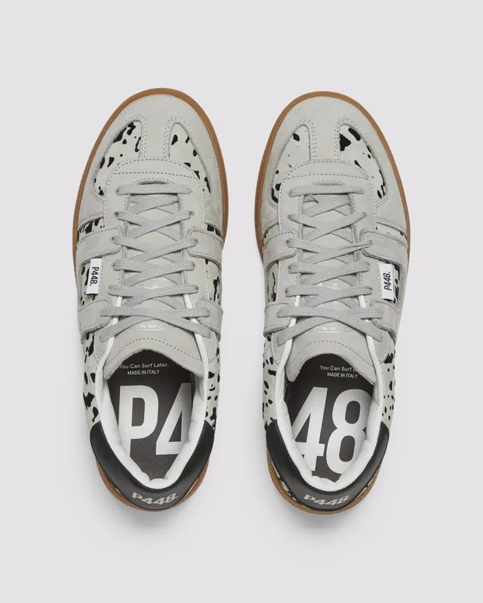 Women Low Tops P448 Monza Grey Spotted