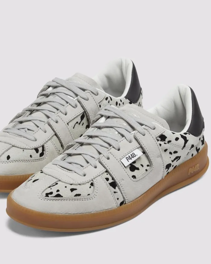 Women Low Tops P448 Monza Grey Spotted Women Low Tops P448 Monza Grey Spotted