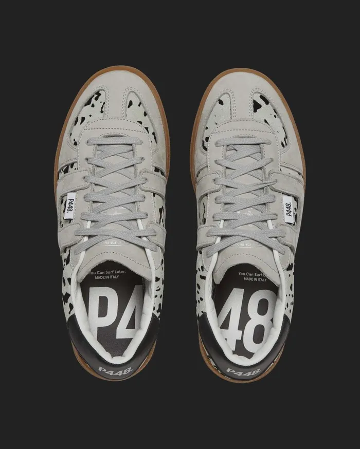 Women Low Tops P448 Monza Grey Spotted Women Low Tops P448 Monza Grey Spotted