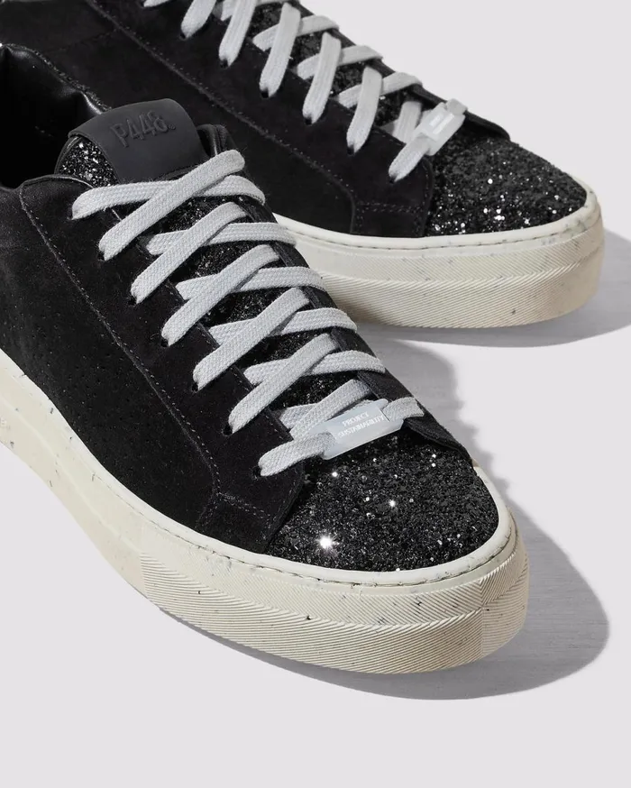 Women Low Tops P448 Thea Recycled BlackGun