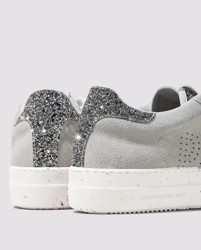 Women Low Tops P448 Thea Recycled WhiteSilver