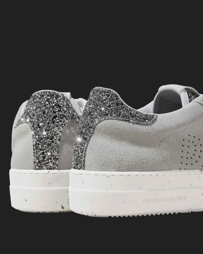 Women Low Tops P448 Thea Recycled WhiteSilver