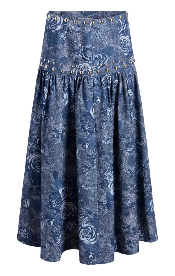Women Maia Skirt Indigomulti Cinq Sept Skirts