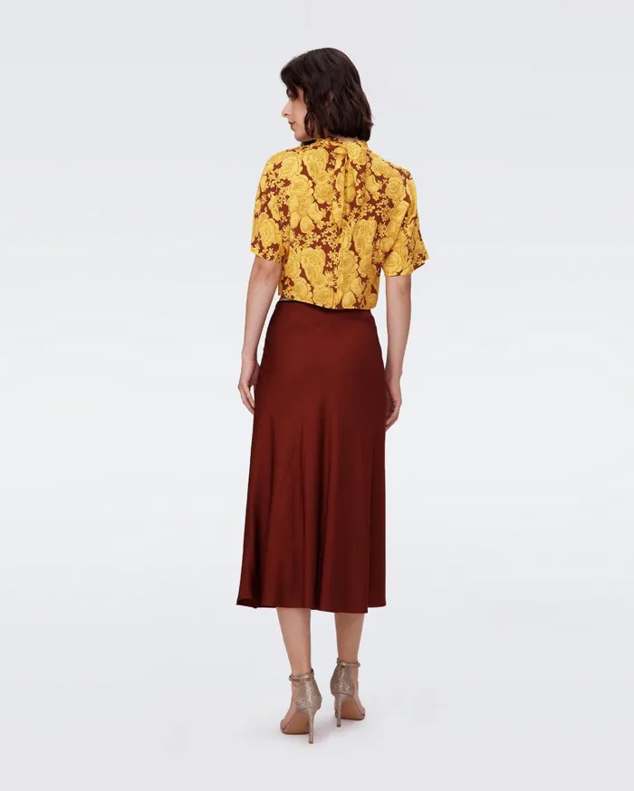 Women Malik Skirt Chestnut DVF Skirts