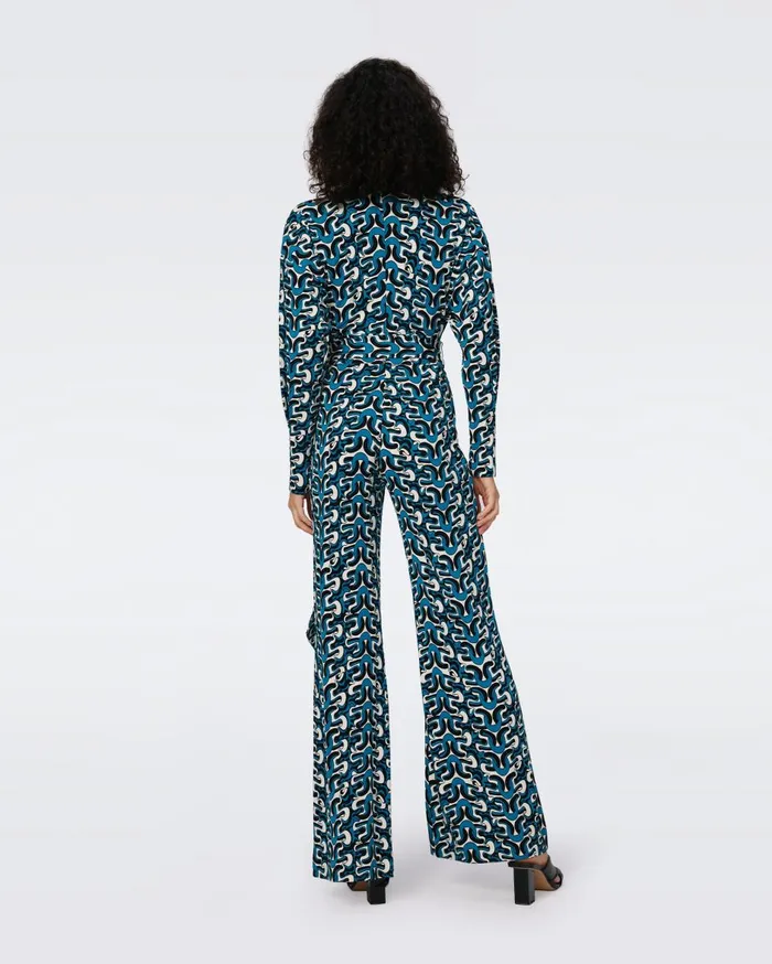 Women Marilou Jumpsuit Interlock DVF Jumpsuits and Rompers