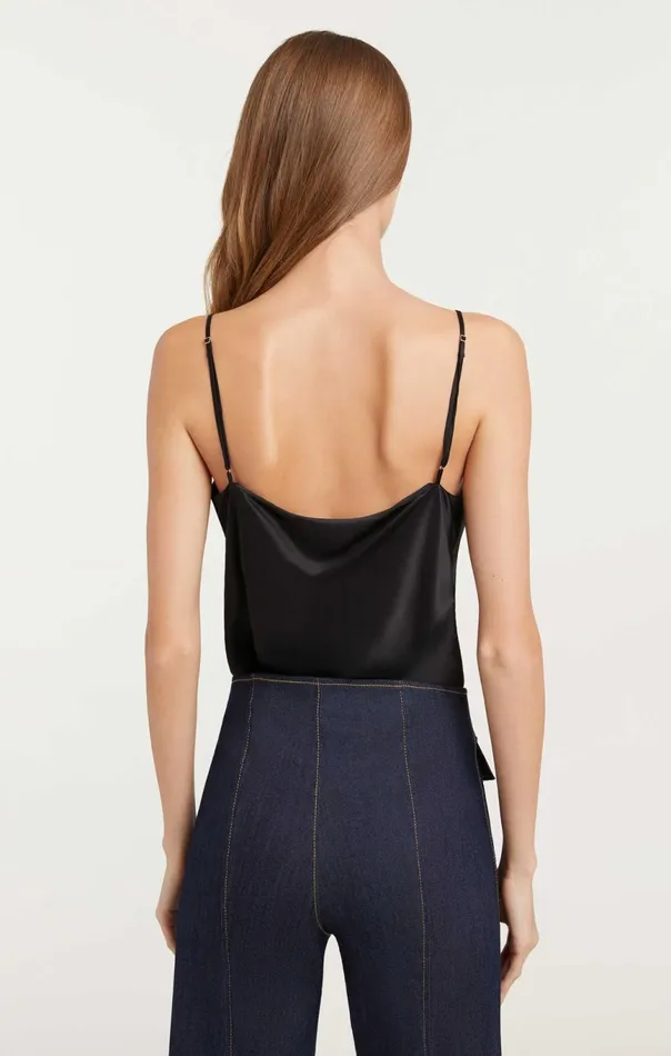 Women Marta Cami Black Cinq Sept Tank Tops and Camisoles