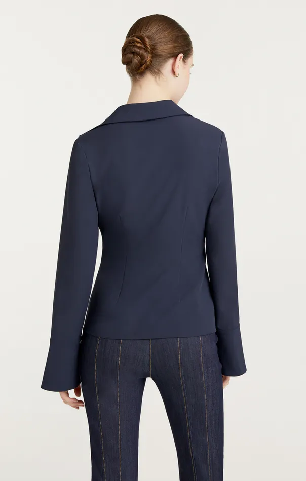 Women Mckenna Top Navy Cinq Sept Long Sleeve Tops