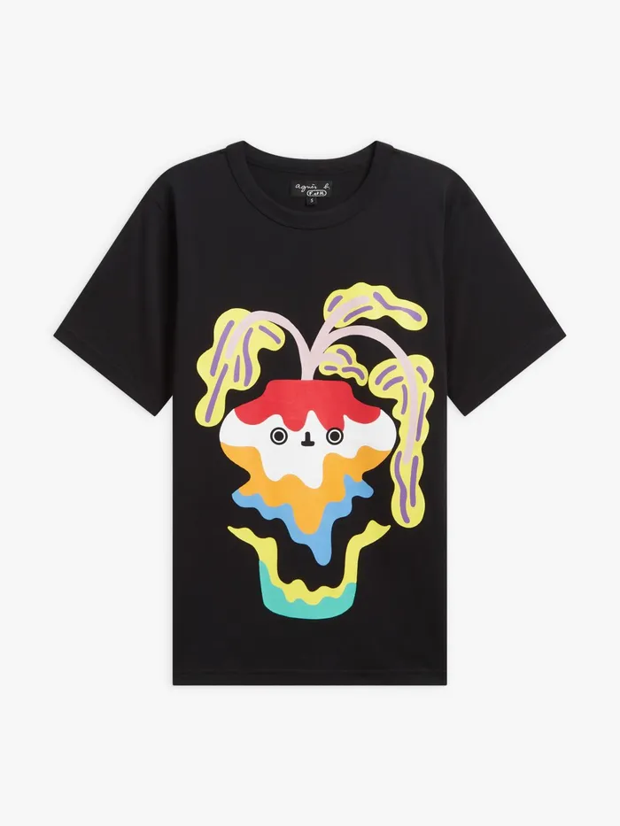 WomenMen Agns B Artist039s Collection Black Le Mixte Tshirt Artist Zoie Lam