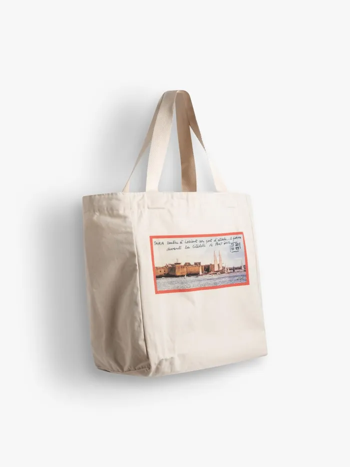 WomenMen Agns B Bags Ecru Cotton Tara Photo Tara Tote Bag