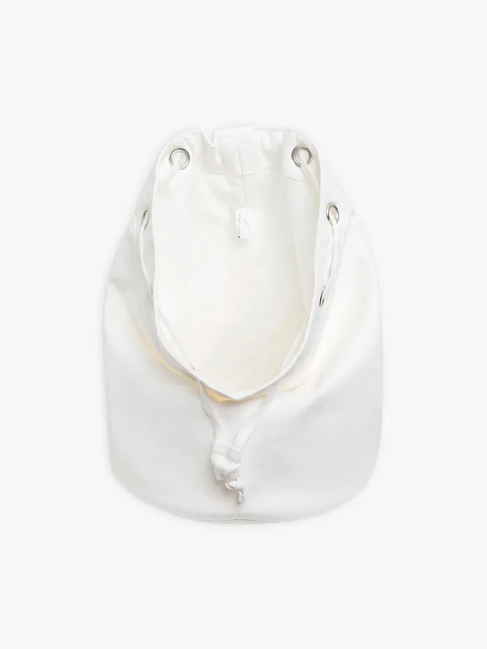 WomenMen Agns B Bags White Cotton Stphane Drawstring Bag