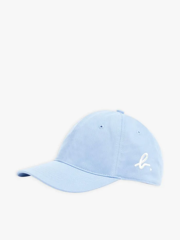 WomenMen Agns B Caps and Hats Blue Cap With 034b034 Embroidery