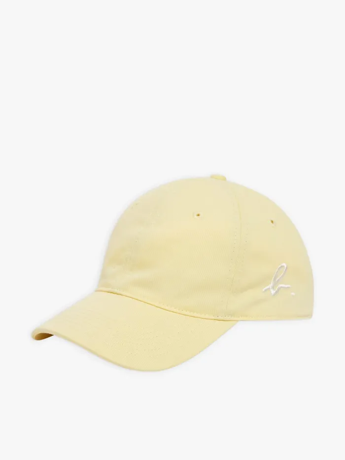 WomenMen Agns B Caps and Hats Yellow Cap With 034b034 Embroidery