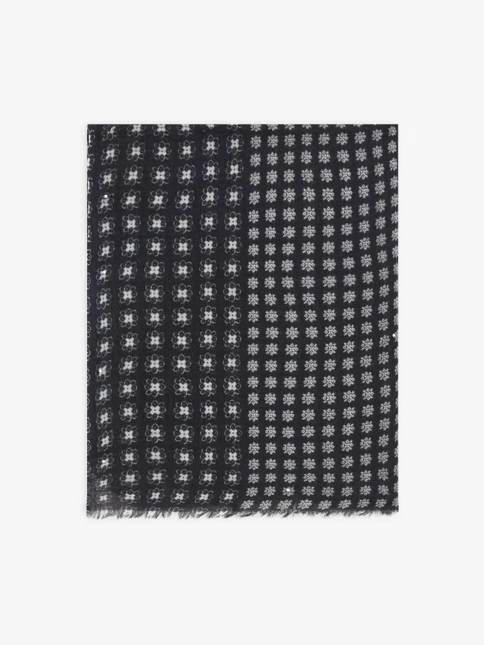 WomenMen Agns B Scarves Black Wool Dal Scarf