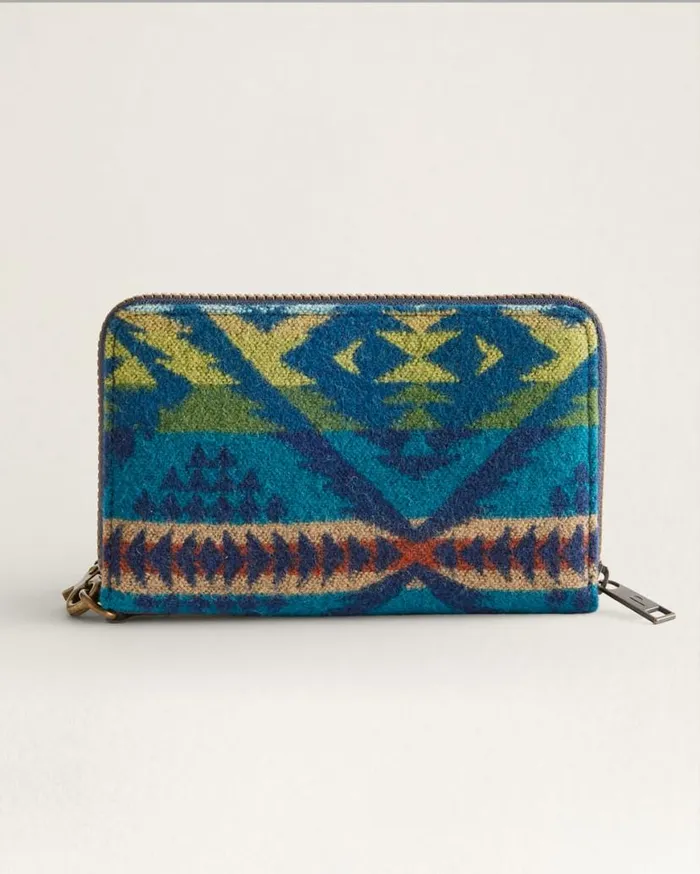WomenMen DIAMOND DESERT SMARTPHONE WALLET Blue Multi Pendleton Wallets and Handbags
