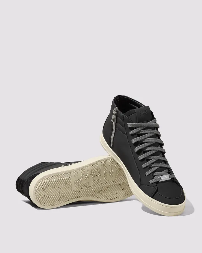 WomenMen High Tops P448 Skate Recycled Black WomenMen High Tops P448 Skate Recycled Black