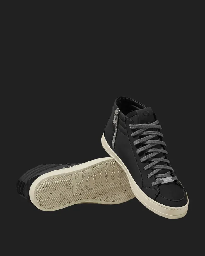 WomenMen High Tops P448 Skate Recycled Black WomenMen High Tops P448 Skate Recycled Black