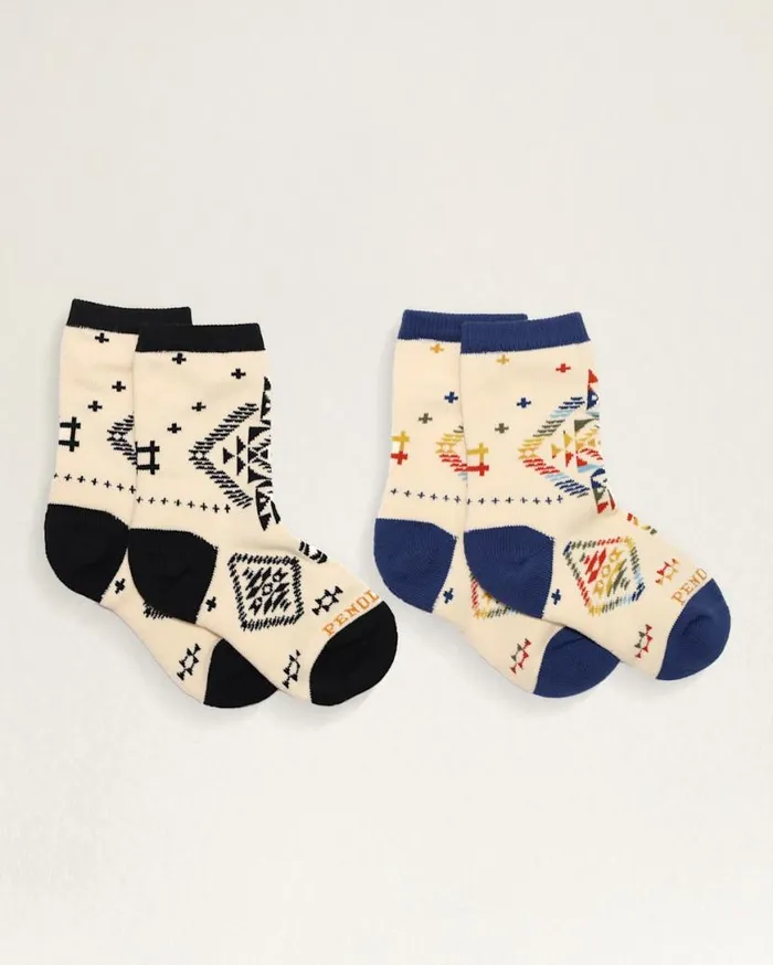 WomenMen KID039S 2PACK GIFT BOX Wild Blooms Pendleton Socks