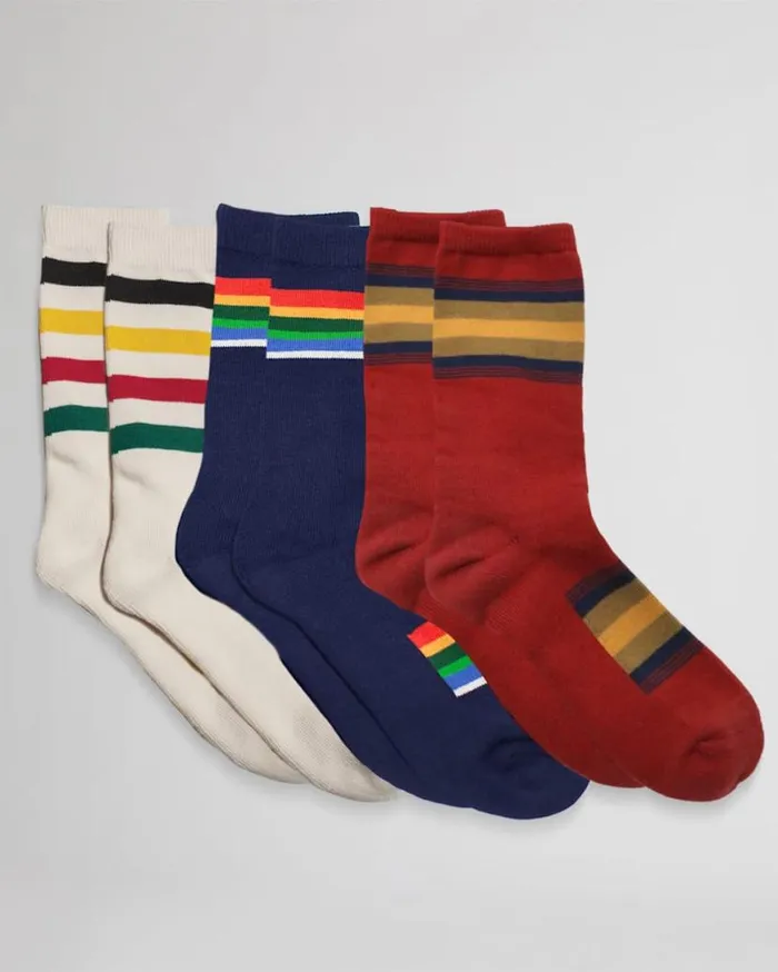 WomenMen KIDS039 3PACK NATIONAL PARK SOCKS GIFT BOX Glaciercraterzion Pendleton Socks