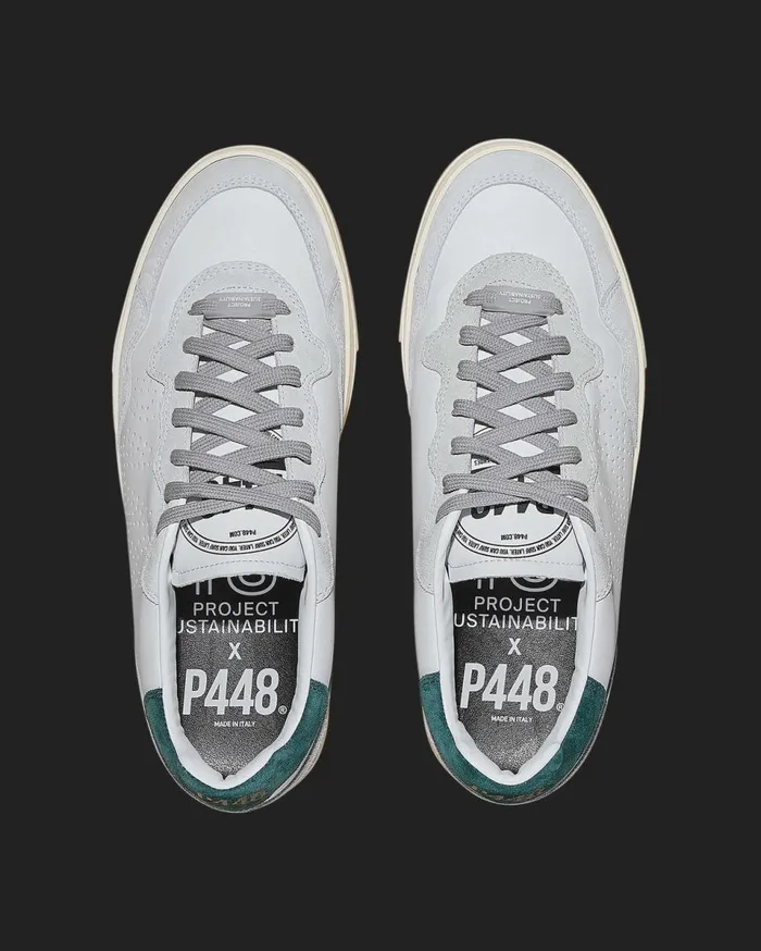 WomenMen Low Tops P448 Bali Recycled WhiteGreen