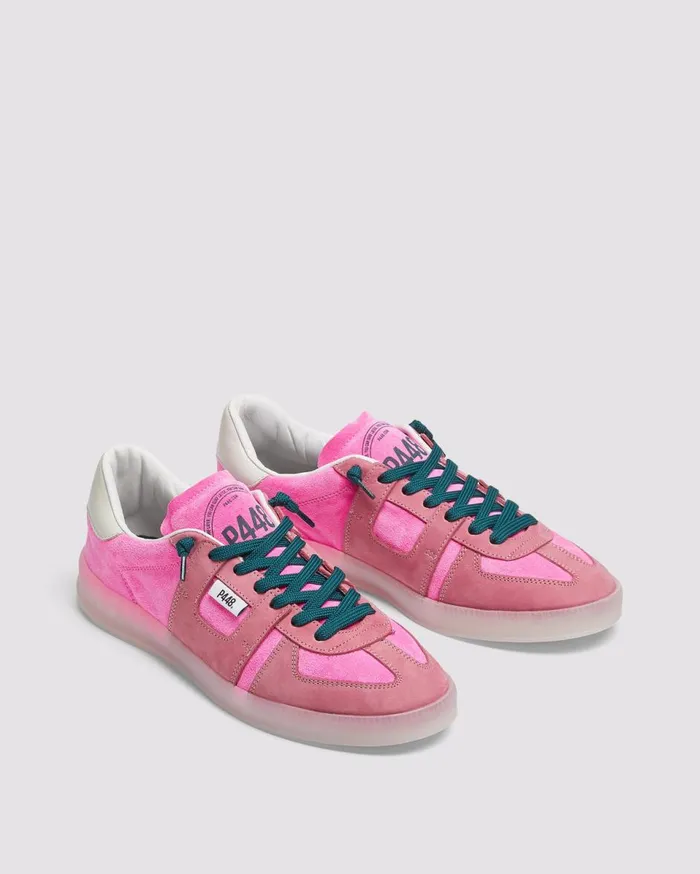 WomenMen Low Tops P448 Monza Neon Pink WomenMen Low Tops P448 Monza Neon Pink