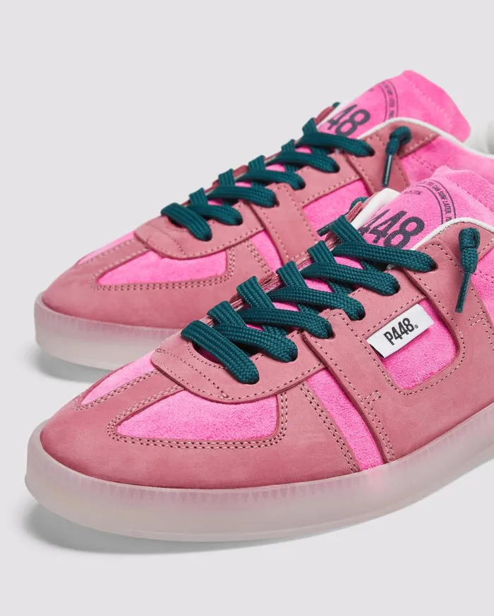 WomenMen Low Tops P448 Monza Neon Pink WomenMen Low Tops P448 Monza Neon Pink