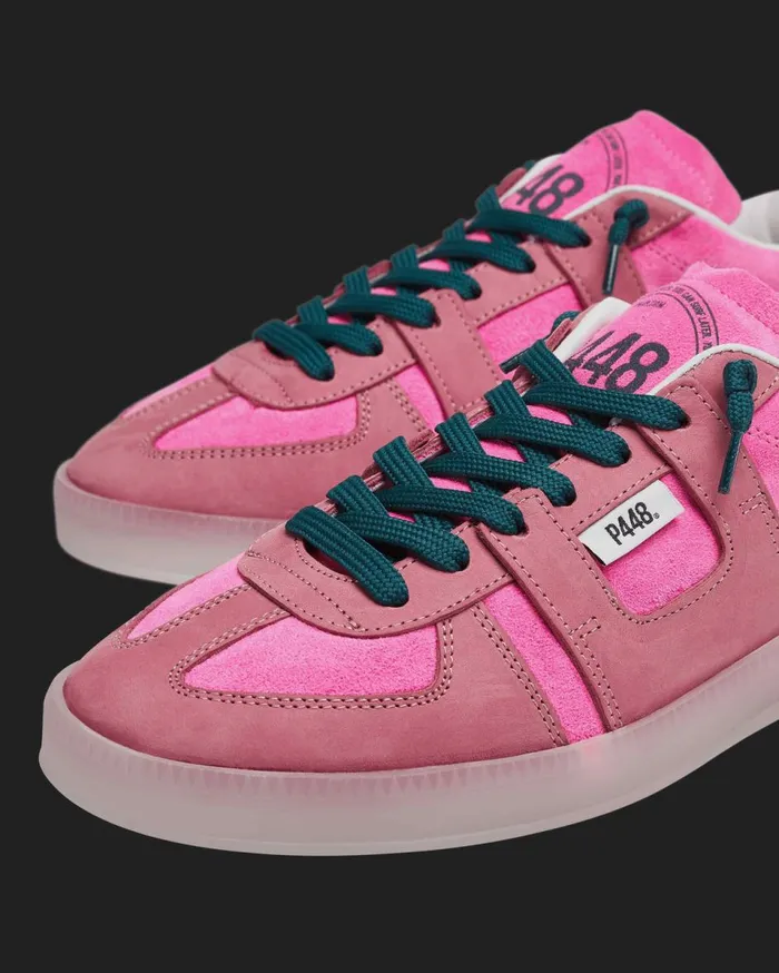 WomenMen Low Tops P448 Monza Neon Pink WomenMen Low Tops P448 Monza Neon Pink