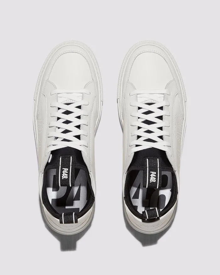 WomenMen Low Tops P448 Sohosocks White