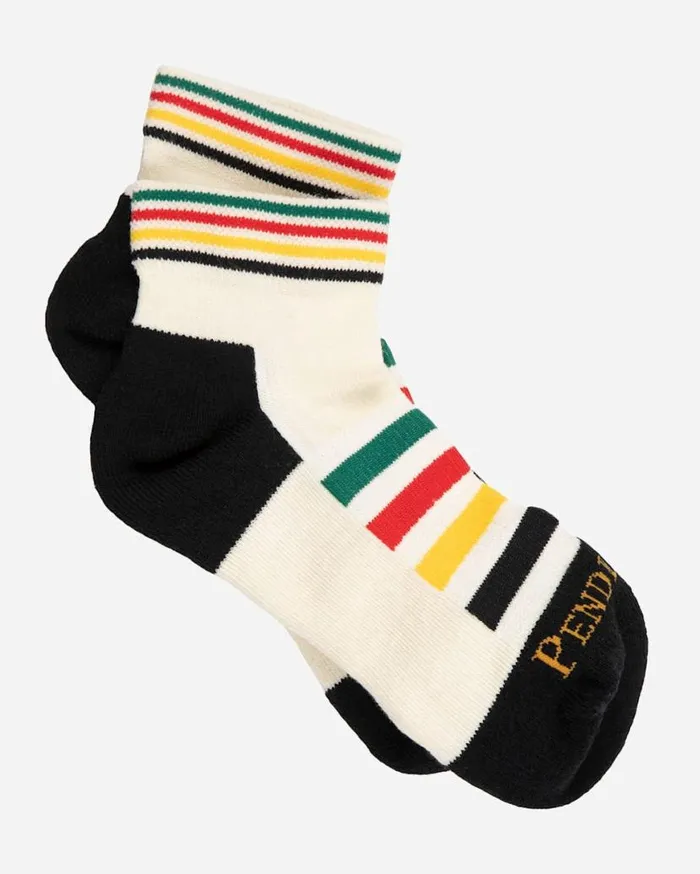 WomenMen NATIONAL PARK ADVENTURE QUARTER SOCKS Rocky Mountain Pendleton Socks