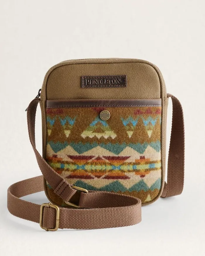 WomenMen SOLSTICE CANYON CROSSBODY SATCHEL Brown Multi Pendleton Wallets and Handbags WomenMen SOLSTICE CANYON CROSSBODY SATCHEL Brown Multi Pendleton Wallets and Handbags