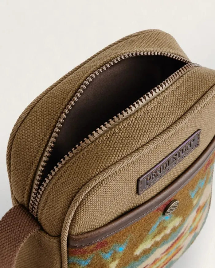 WomenMen SOLSTICE CANYON CROSSBODY SATCHEL Brown Multi Pendleton Wallets and Handbags