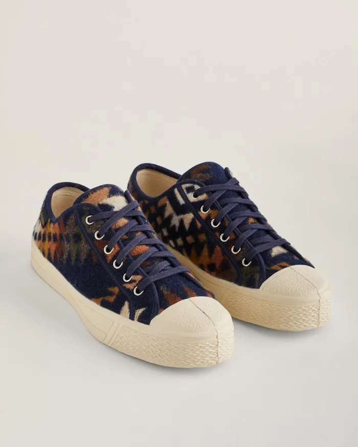WomenMen US RUBBER CO X PENDLETON MISSION TRAIL LOW TOPS Navy Pendleton Shoes and Sandals WomenMen US RUBBER CO X PENDLETON MISSION TRAIL LOW TOPS Navy Pendleton Shoes and Sandals