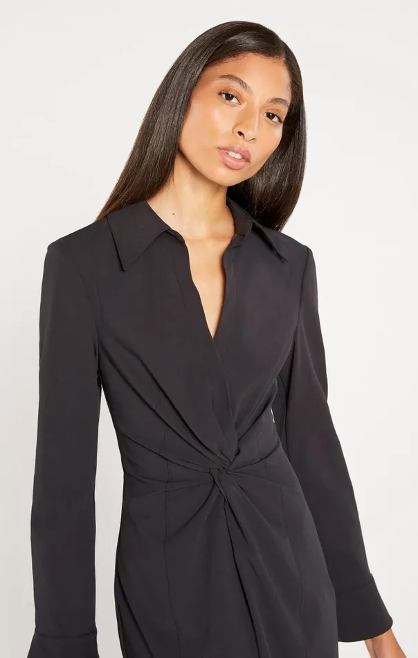 Women Midi Mckenna Dress Black Cinq Sept Midi