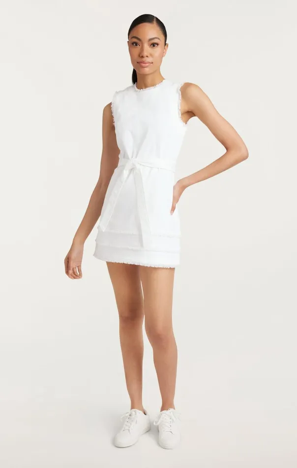 Women Mindie Dress White Cinq Sept Mini