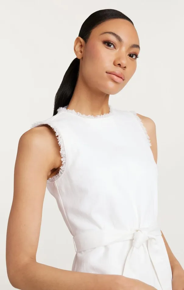 Women Mindie Dress White Cinq Sept Mini