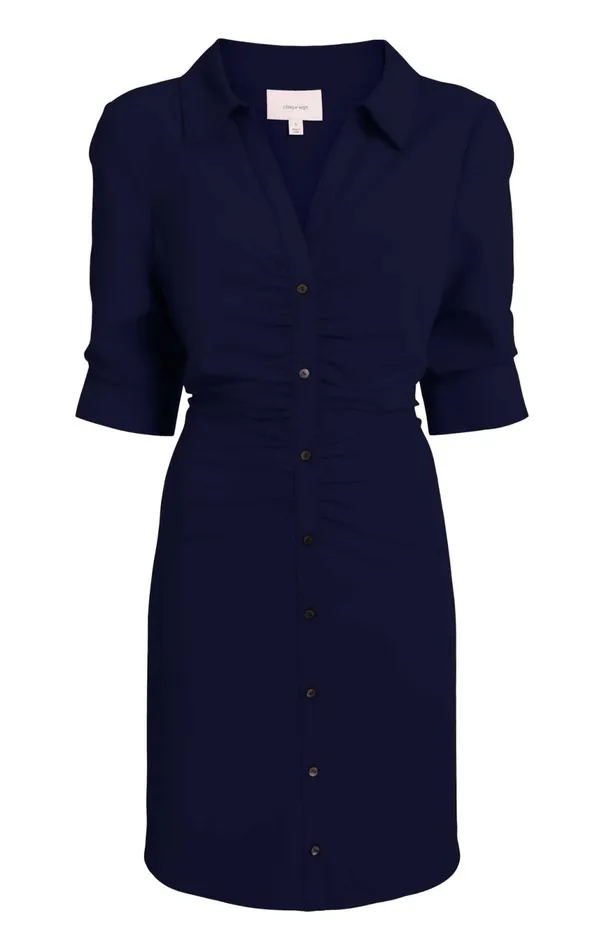 Women Mini Elina Dress Navy Cinq Sept Mini