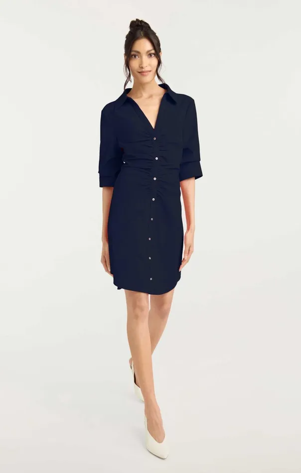 Women Mini Elina Dress Navy Cinq Sept Mini