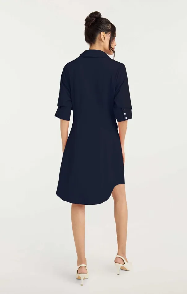 Women Mini Elina Dress Navy Cinq Sept Mini