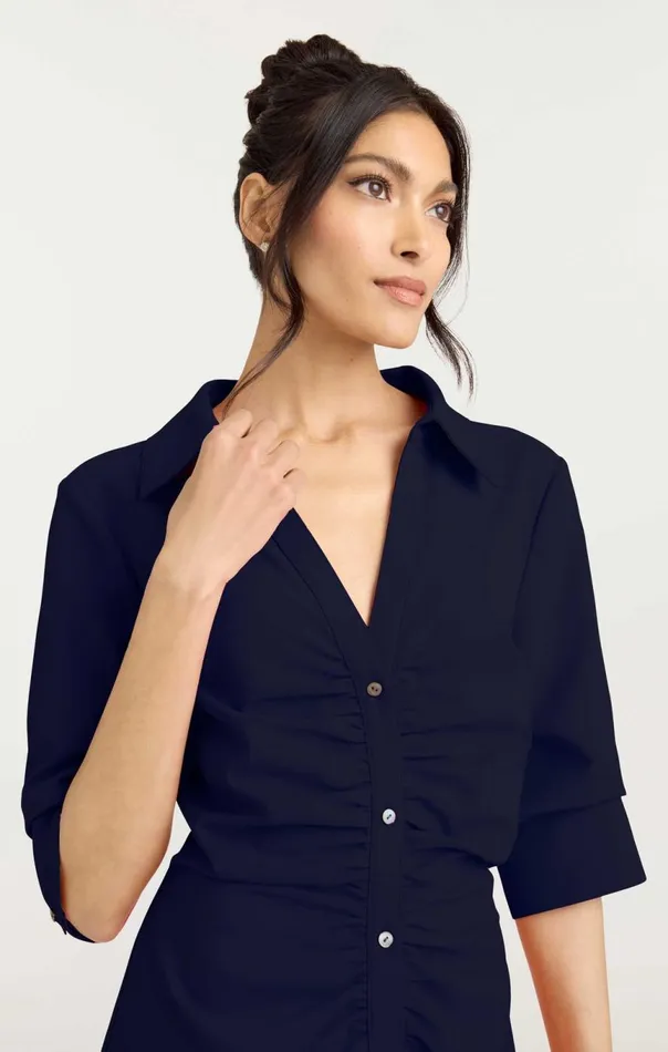 Women Mini Elina Dress Navy Cinq Sept Mini