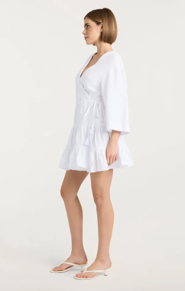 Women Mini Torey Dress White Cinq Sept Mini