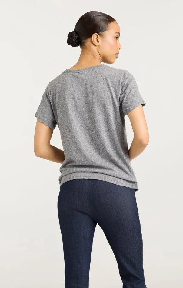 Women Multi Merci Tee Heathergreywhite Cinq Sept Tees