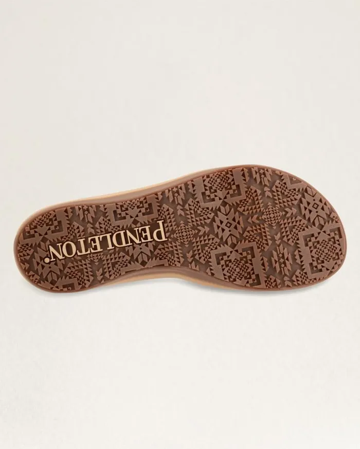 Women NATIONAL PARK SLIDES Glacier Park White Pendleton Shoes and Sandals