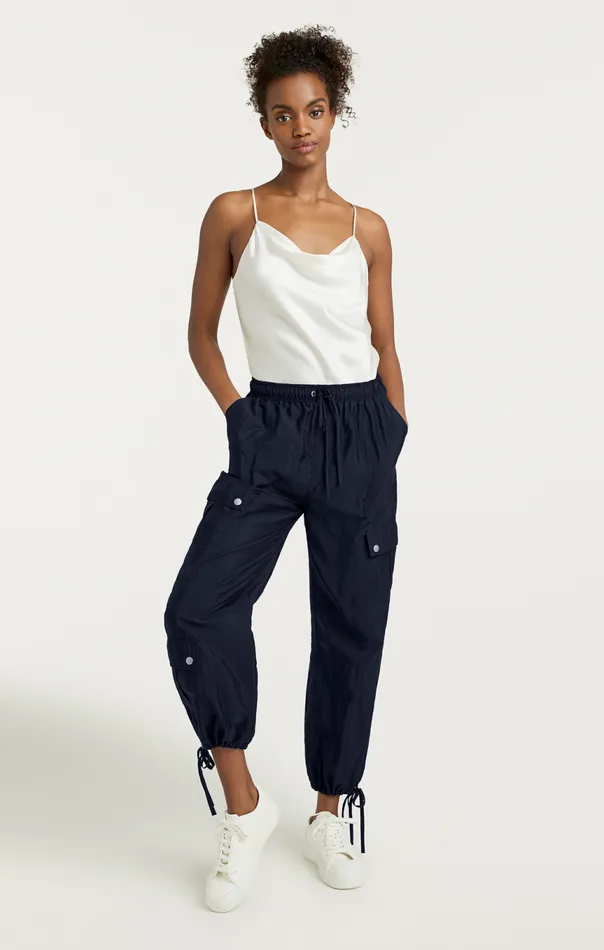 Women Nitsan Parachute Pant Navy Cinq Sept Pants