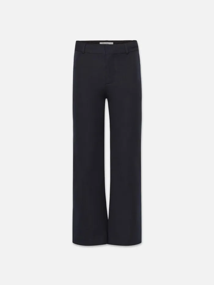 Women Pants FRAME Le Crop Palazzo Trouser 8212 Navy