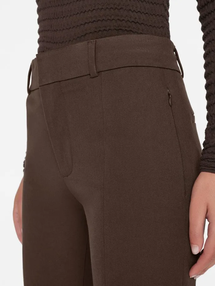 Women Pants FRAME Le High Flare Split Trouser 8212 Espresso Women Pants FRAME Le High Flare Split Trouser 8212 Espresso