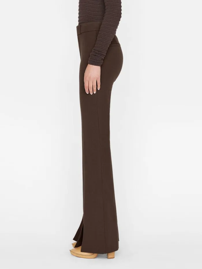 Women Pants FRAME Le High Flare Split Trouser 8212 Espresso Women Pants FRAME Le High Flare Split Trouser 8212 Espresso