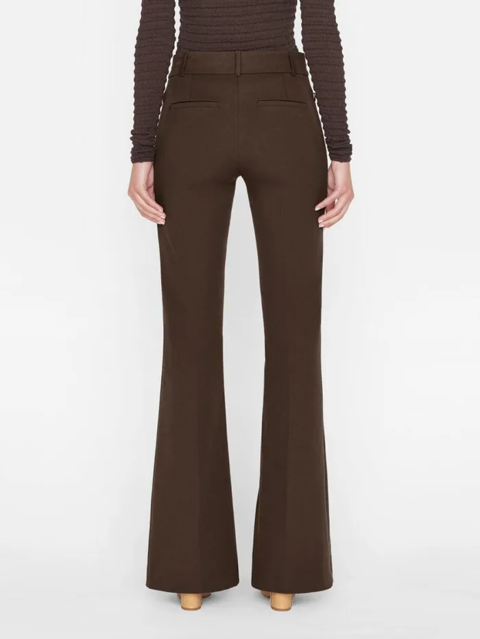 Women Pants FRAME Le High Flare Split Trouser 8212 Espresso Women Pants FRAME Le High Flare Split Trouser 8212 Espresso