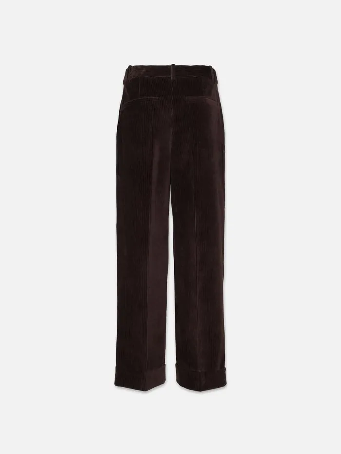 Women Pants FRAME Relaxed Corduroy Trouser 8212 Espresso Women Pants FRAME Relaxed Corduroy Trouser 8212 Espresso