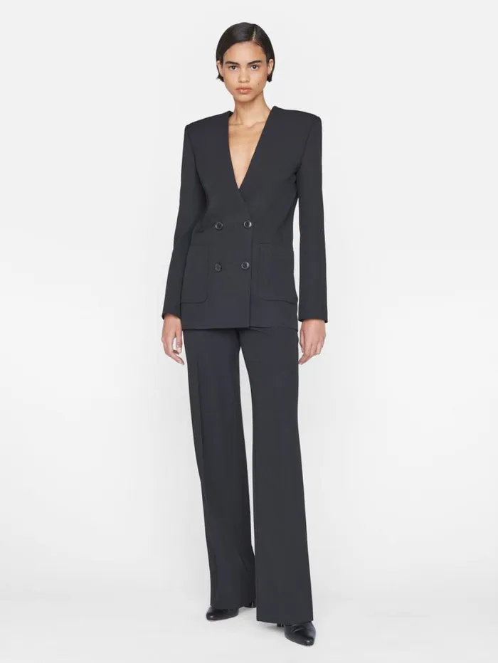Women Pants FRAME Relaxed Trouser 8212 Noir